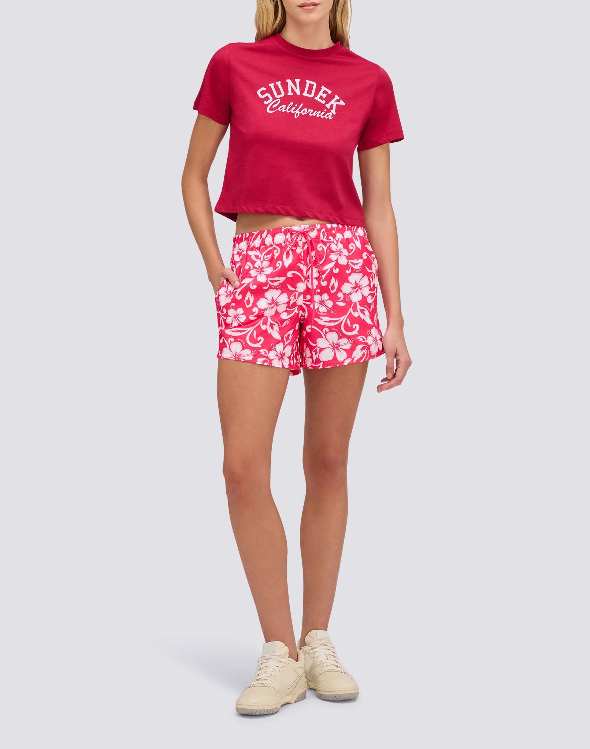 WOMEN'S CROPPED VINTAGE WASH T-SHIRT - Image 4